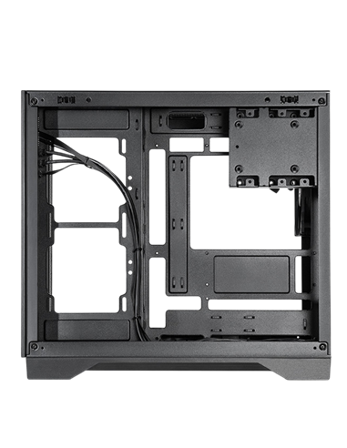 Carcasă PC Chieftec Visio Air, Mini-Tower, Fără PSU, Negru