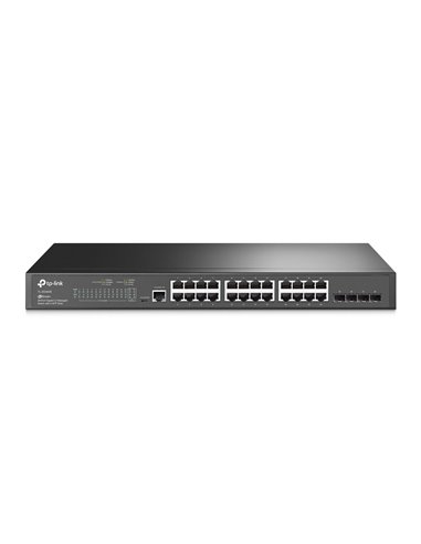 Сетевой коммутатор TP-LINK TL-SG3428, 24x 10/100/1000 Мбит/с, 4x SFP