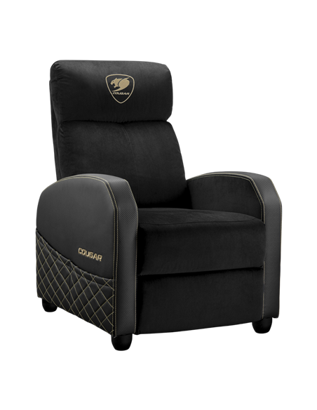 Scaun Gaming Cougar Ranger Elite, Țesătură, PU Piele, Auriu