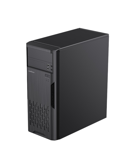 Компьютерный корпус Sohoo 2810BK, Midi-Tower, ATX, Чёрный