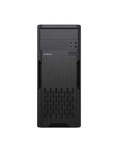 Компьютерный корпус Sohoo 2810BK, Midi-Tower, ATX, Чёрный