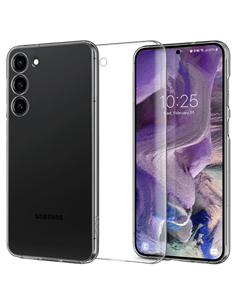 Husă Spigen Samsung S23, Airskin, Crystal Clear