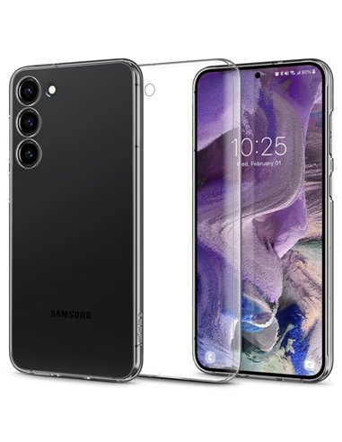 Чехол Spigen Samsung S23, Airskin, Прозрачный