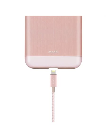 Cablu încărcare și sincronizare Moshi iPhone Lighting USB Cable, USB Type-A/Lightning, 1,2m, Roz