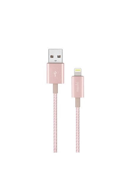 Кабель для зарядки и синхронизации Moshi iPhone Lighting USB Cable, USB Type-A/Lightning, 1,2м, Розовый