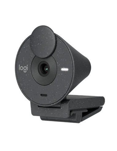 Cameră Web Logitech BRIO 300, Full-HD 1080P, Gri