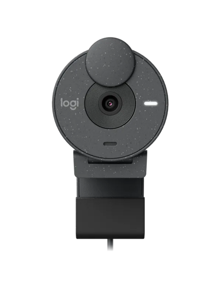 Веб-камера Logitech BRIO 300, Full-HD 1080P, Серый
