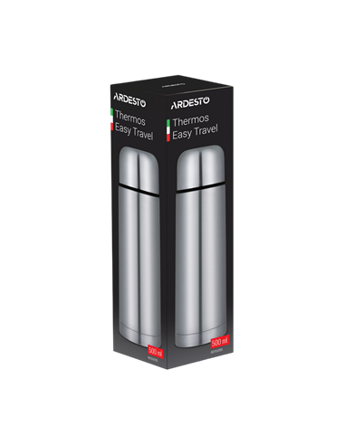 Termos Ardesto AR2650TBS, 0,5L, Argintiu