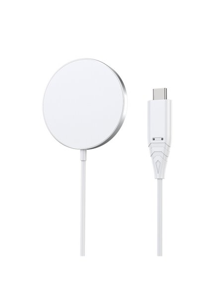 Беспроводная зарядка Choetech H046 + T518-F, 15 Вт, Белый