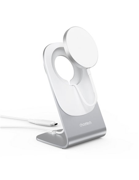 Беспроводная зарядка Choetech H046 + T518-F, 15 Вт, Белый