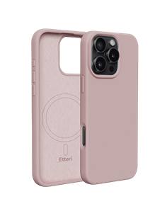 Чехол Etteri Silicone Mag case для iPhone 16 Pro Max, Light Pink