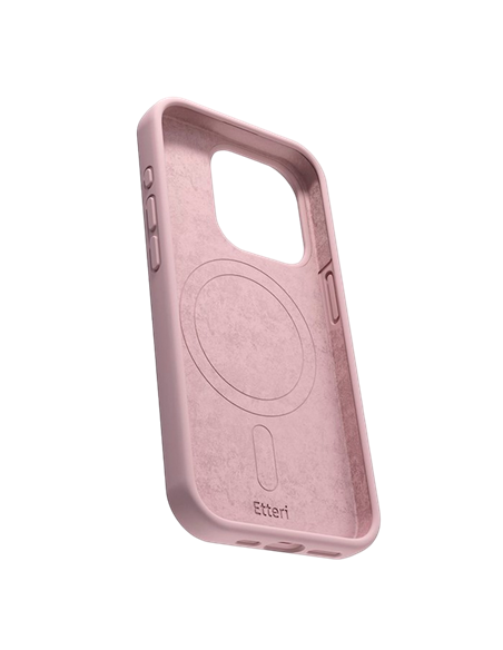 Чехол Etteri Silicone Mag case для iPhone 16 Pro Max, Light Pink
