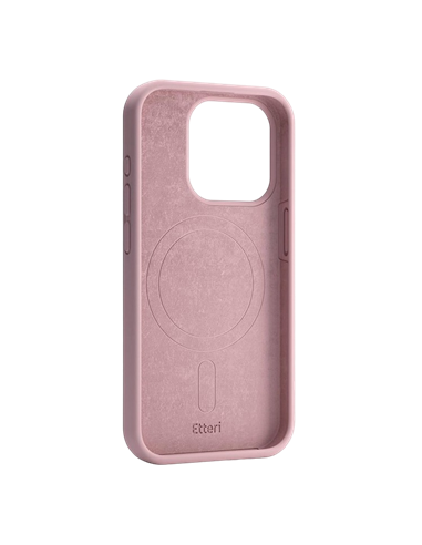Чехол Etteri Silicone Mag case для iPhone 16 Pro Max, Light Pink