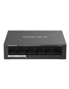 Switch de rețea MERCUSYS MS106LP, 4x IEEE 802.3af/at