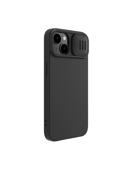 Husă Nillkin iPhone 14 Plus, CamShield Silky Silicone, Negru
