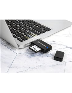 Cititor de carduri Transcend TS-RDF5, USB Type-A, Negru 2
