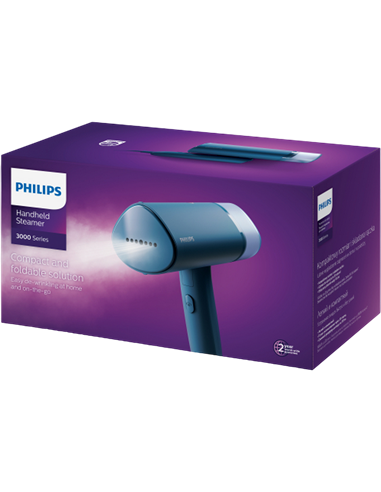 Aparat de călcat vertical cu aburi PHILIPS STH3000/20, Albastru