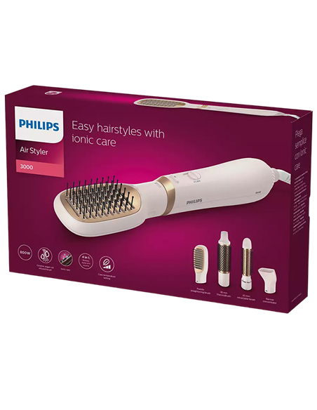 Фен-щётка PHILIPS BHA310/00, 800 Вт, Розовый