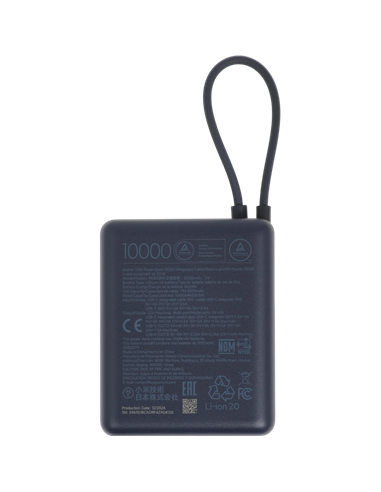 Acumulator extern Xiaomi BHR9341GL, 10000mAh, Albastru