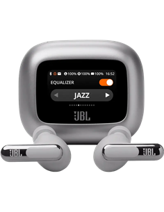 Căști JBL LIVE Beam 3, Argintiu