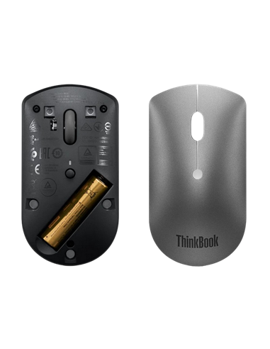 Mouse Wireless Lenovo ThinkBook Bluetooth Silent Mouse, Gri