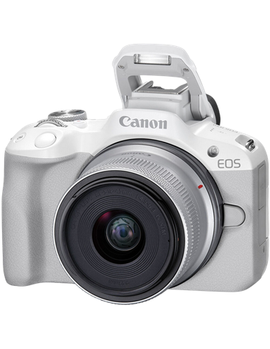Aparat Foto Mirrorless Canon EOS R50 & RF-S 18-45mm f/4.5-6.3 IS STM KIT
