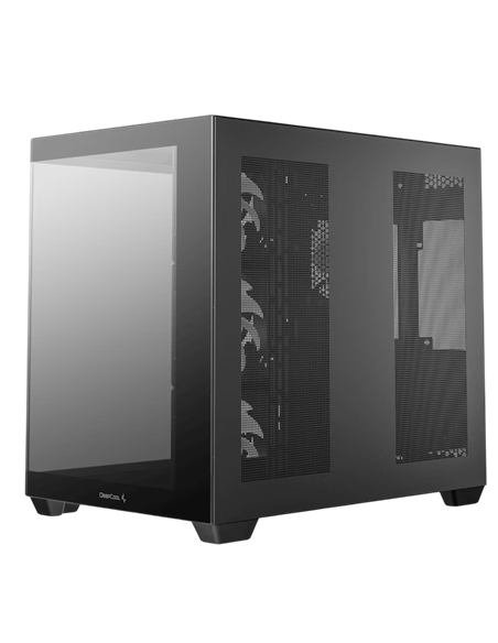 Компьютерный корпус Deepcool CG530 4F, Midi-Tower, Без блока питания, Чёрный