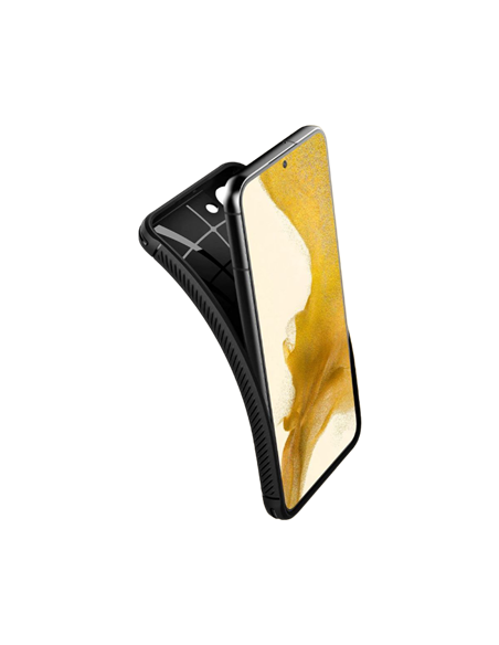 Чехол Spigen Samsung S22, Rugged Armor, Матовый черный