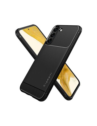 Husă Spigen Samsung S22, Rugged Armor, Negru mat