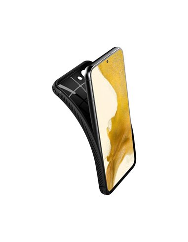 Husă Spigen Samsung S22, Rugged Armor, Negru mat
