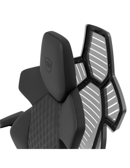 Игровое кресло Noblechairs Dawn, Искусственная кожа, Чёрный