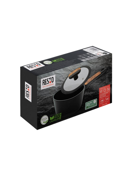 Tigaie RESTO 93186, 1.4L,  Negru