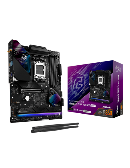 Placă de bază ASRock B850 Riptide WiFi, AM5, AMD B850, ATX