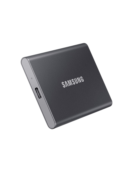 SSD portabil extern Samsung T7, 4 TB, Titan Gray (MU-PC4T0T/WW)