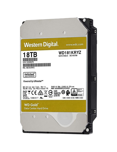 Unitate HDD Western Digital WD Gold, 3.5", 18 TB WD181KRYZ