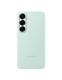 Husă Samsung Silicone Cover pentru Galaxy S25, Mentă