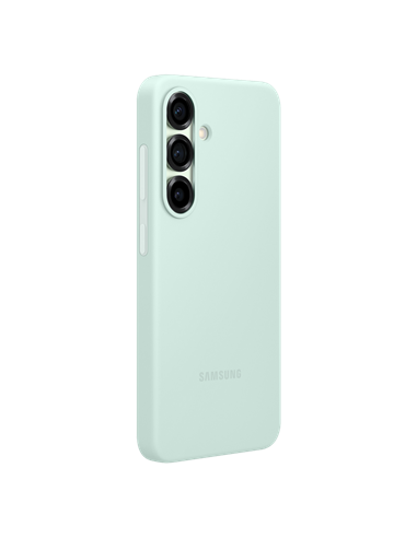 Husă Samsung Silicone Cover pentru Galaxy S25, Mentă