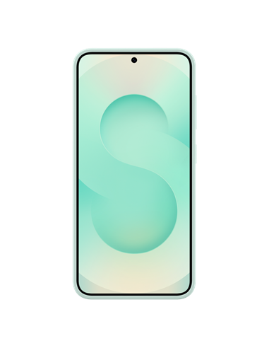 Husă Samsung Silicone Cover pentru Galaxy S25, Mentă