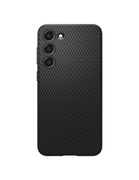 Чехол Spigen Samsung S23+, Liquid Air, Матовый черный