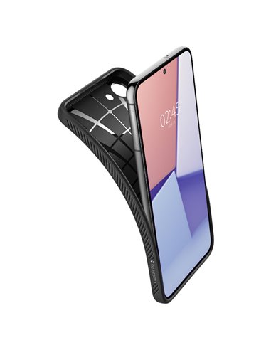 Чехол Spigen Samsung S23+, Liquid Air, Матовый черный