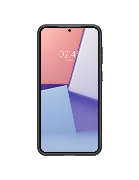 Чехол Spigen Samsung S23+, Liquid Air, Матовый черный