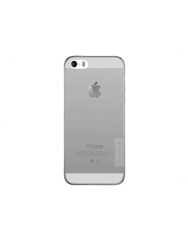 Husă Nillkin iPhone SE/5S/5 - Ultra thin TPU - Nature, Gri