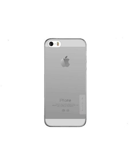 Husă Nillkin iPhone SE/5S/5 - Ultra thin TPU - Nature, Gri