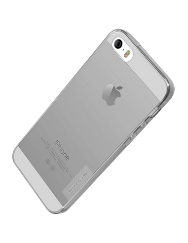 Чехол Nillkin iPhone SE/5S/5 - Ultra thin TPU - Nature, Серый