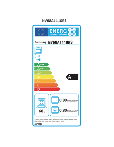 Cuptor Electric Samsung NV3300A, Oțel inoxidabil