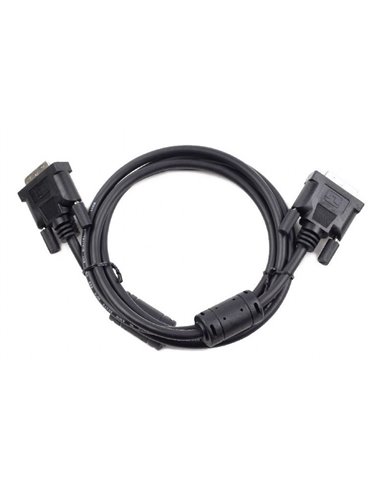 Cablu Video Cablexpert CC-DVI2-BK-15, DVI-D (M) - DVI-D (M), 4,5m, Negru