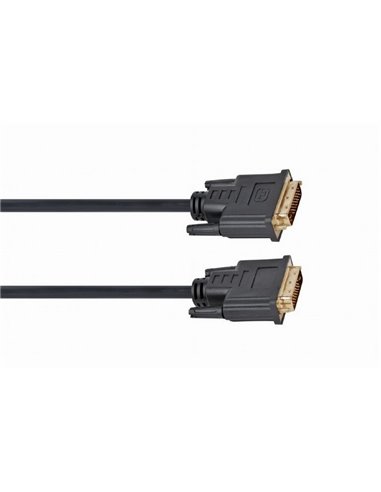 Cablu Video Cablexpert CC-DVI2-BK-15, DVI-D (M) - DVI-D (M), 4,5m, Negru