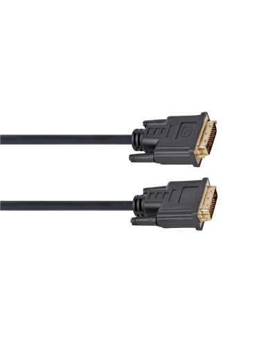 Cablu Video Cablexpert CC-DVI2-BK-15, DVI-D (M) - DVI-D (M), 4,5m, Negru