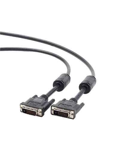 Cablu Video Cablexpert CC-DVI2-BK-15, DVI-D (M) - DVI-D (M), 4,5m, Negru