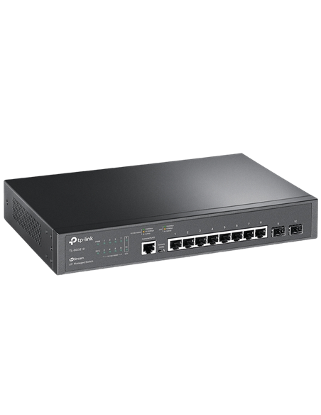 Switch de rețea TP-LINK TL-SG3210, 8x 10/100/1000 Mbps